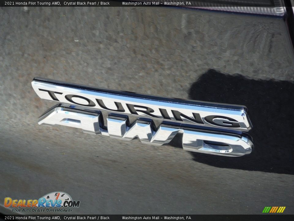 2021 Honda Pilot Touring AWD Crystal Black Pearl / Black Photo #12