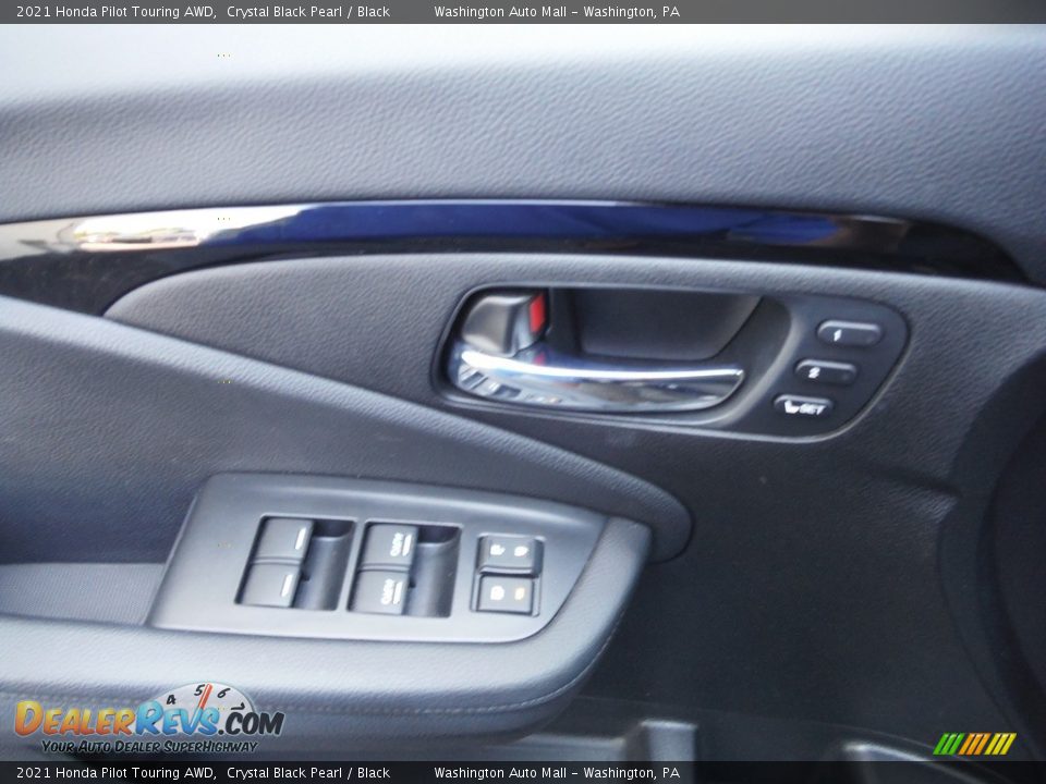 2021 Honda Pilot Touring AWD Crystal Black Pearl / Black Photo #15