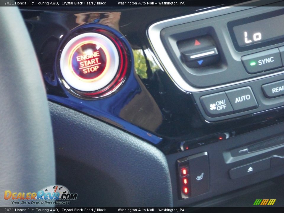 2021 Honda Pilot Touring AWD Crystal Black Pearl / Black Photo #22