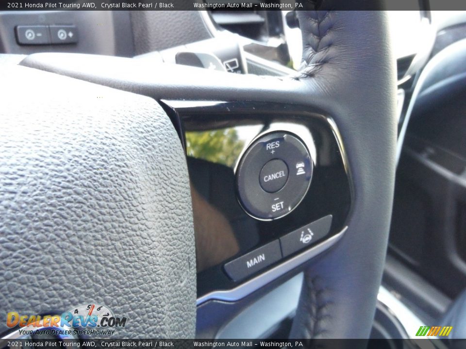 2021 Honda Pilot Touring AWD Crystal Black Pearl / Black Photo #32