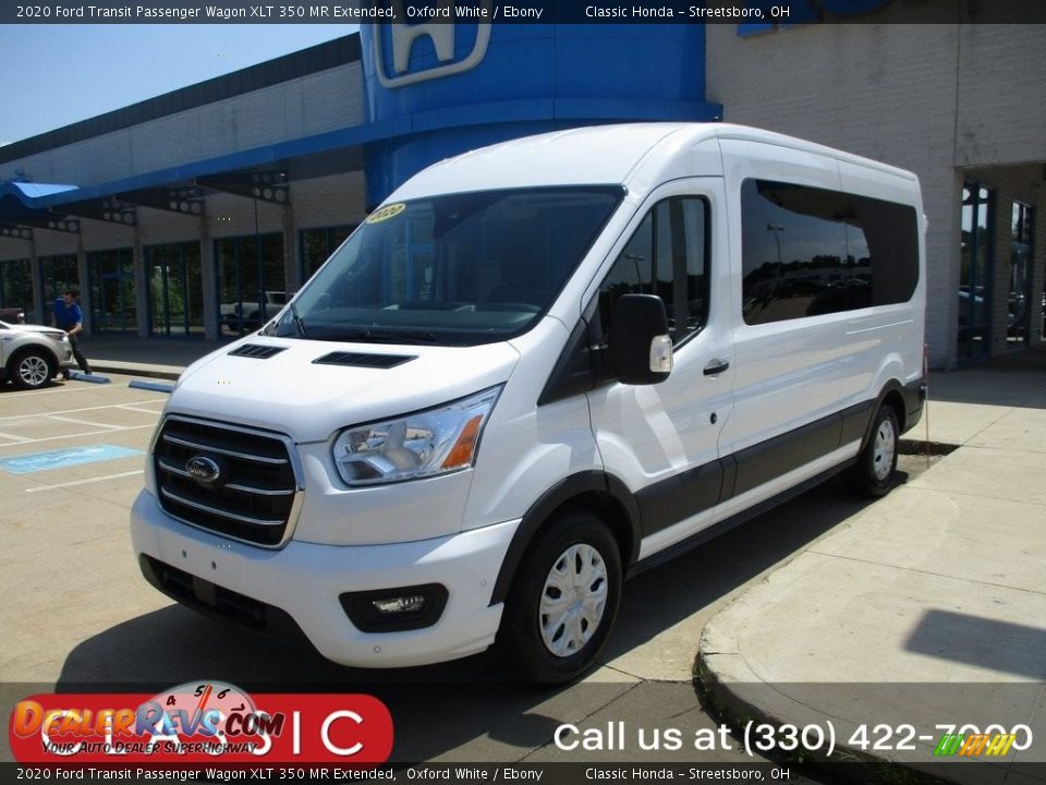 2020 Ford Transit Passenger Wagon XLT 350 MR Extended Oxford White / Ebony Photo #1