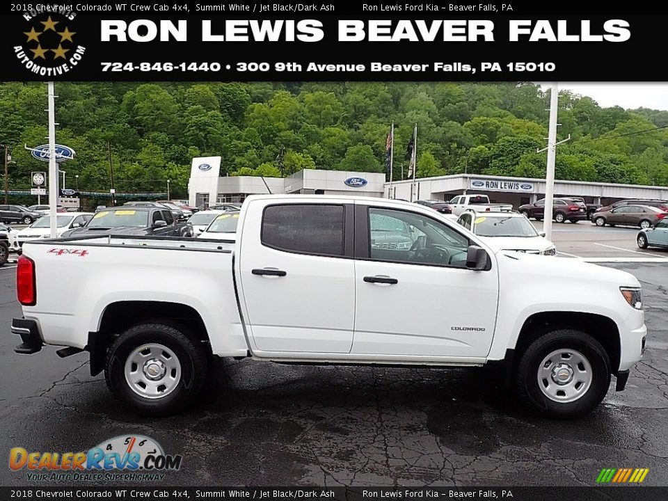 2018 Chevrolet Colorado WT Crew Cab 4x4 Summit White / Jet Black/Dark Ash Photo #1