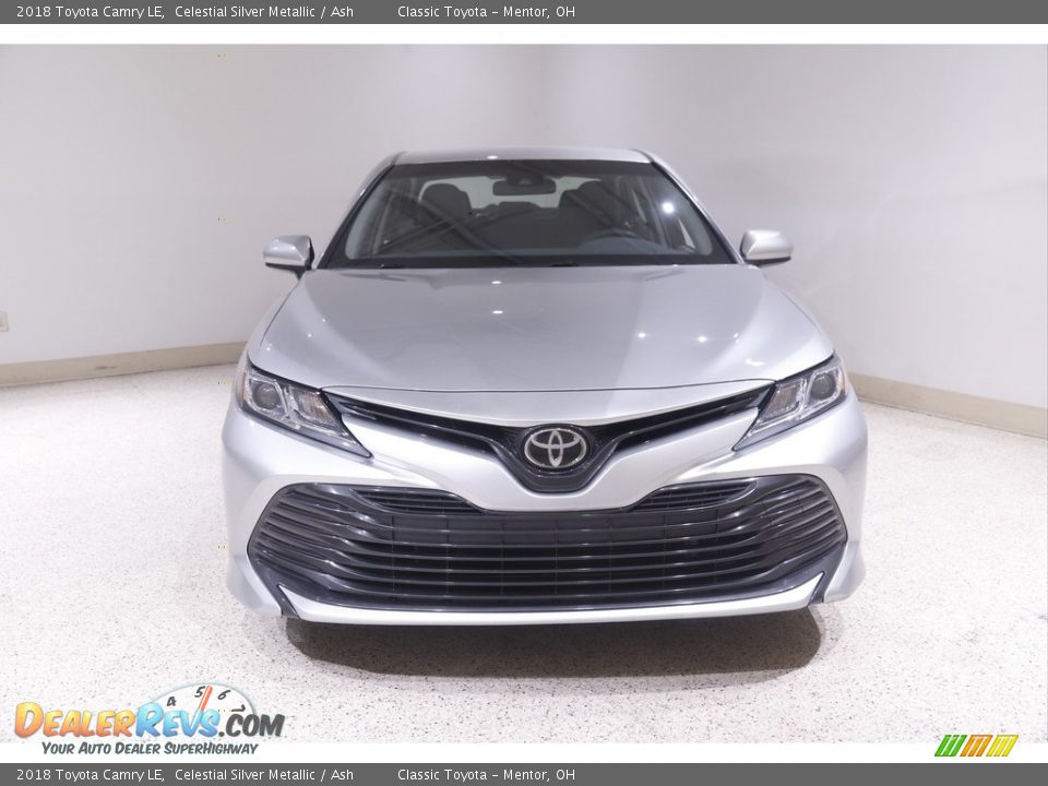 2018 Toyota Camry LE Celestial Silver Metallic / Ash Photo #2
