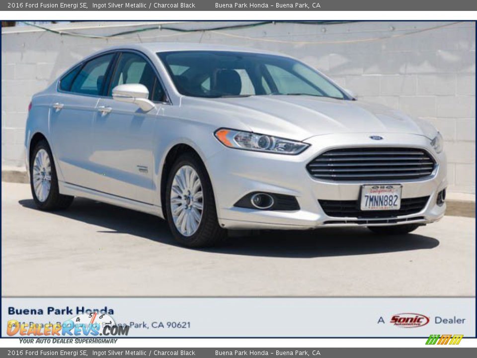 2016 Ford Fusion Energi SE Ingot Silver Metallic / Charcoal Black Photo #1