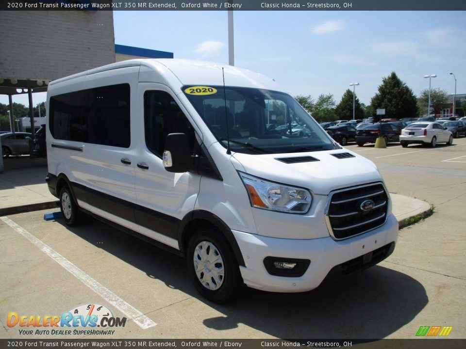 2020 Ford Transit Passenger Wagon XLT 350 MR Extended Oxford White / Ebony Photo #3