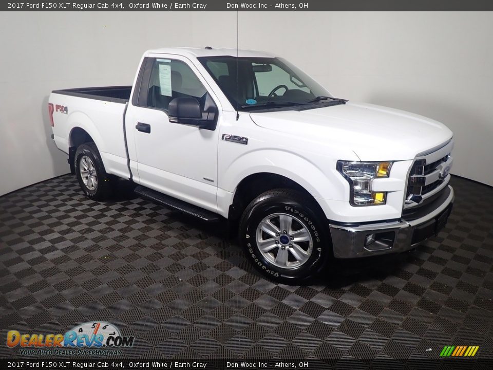 Oxford White 2017 Ford F150 XLT Regular Cab 4x4 Photo #3