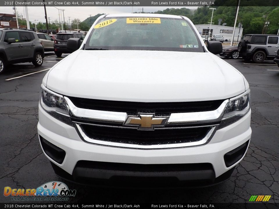 2018 Chevrolet Colorado WT Crew Cab 4x4 Summit White / Jet Black/Dark Ash Photo #3