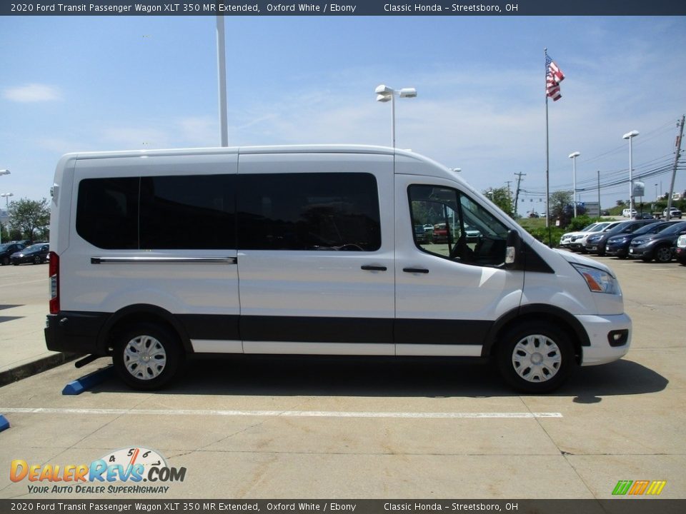2020 Ford Transit Passenger Wagon XLT 350 MR Extended Oxford White / Ebony Photo #4