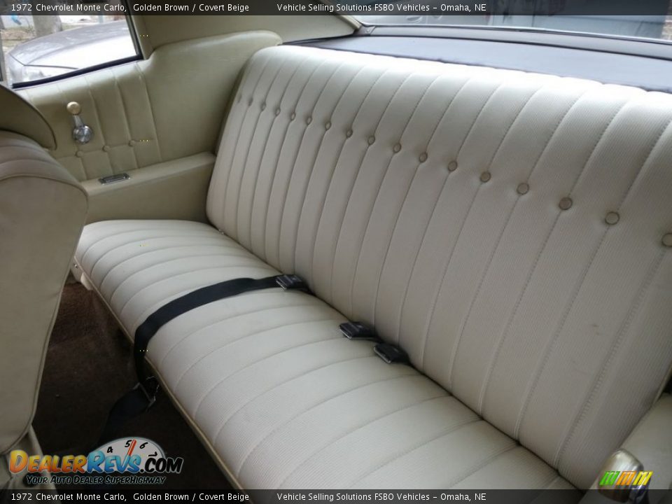 Rear Seat of 1972 Chevrolet Monte Carlo  Photo #4