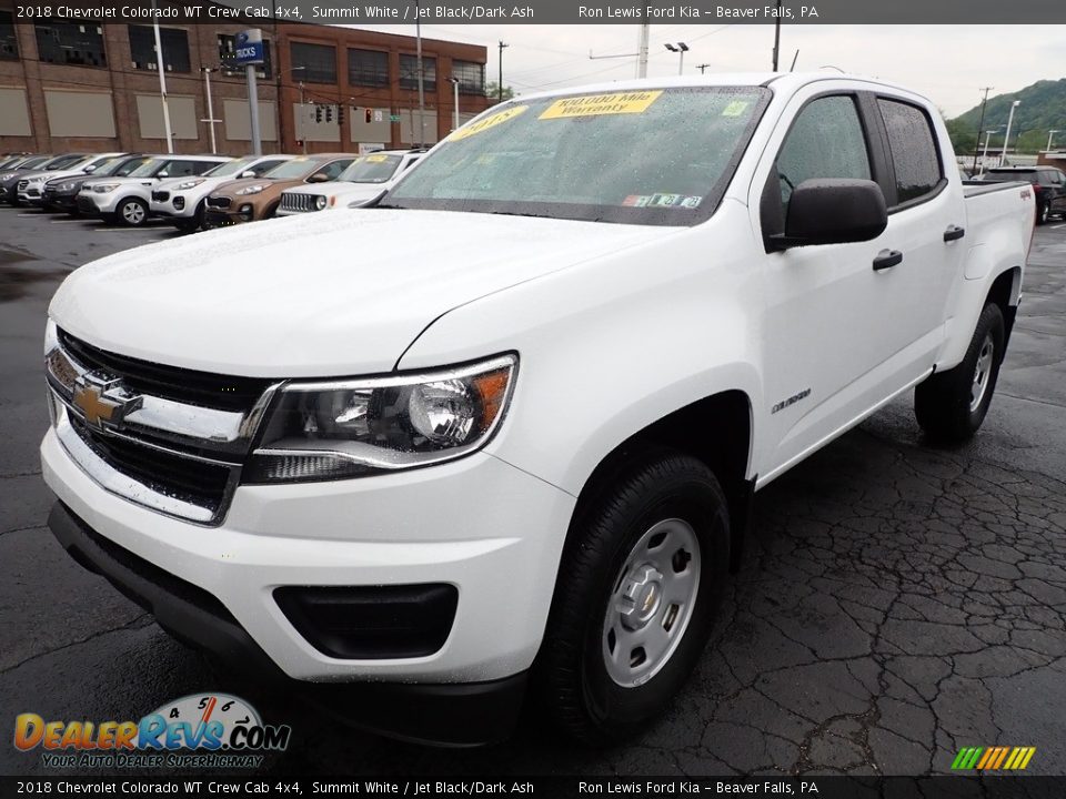2018 Chevrolet Colorado WT Crew Cab 4x4 Summit White / Jet Black/Dark Ash Photo #4
