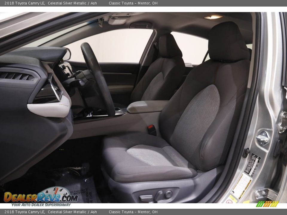 2018 Toyota Camry LE Celestial Silver Metallic / Ash Photo #5