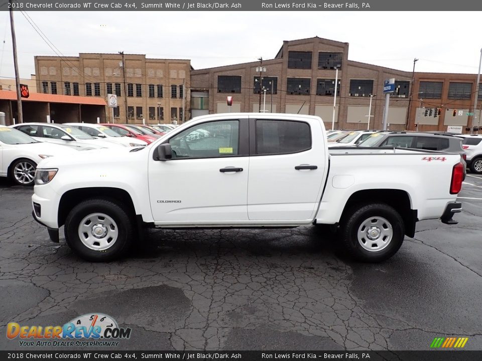 2018 Chevrolet Colorado WT Crew Cab 4x4 Summit White / Jet Black/Dark Ash Photo #5