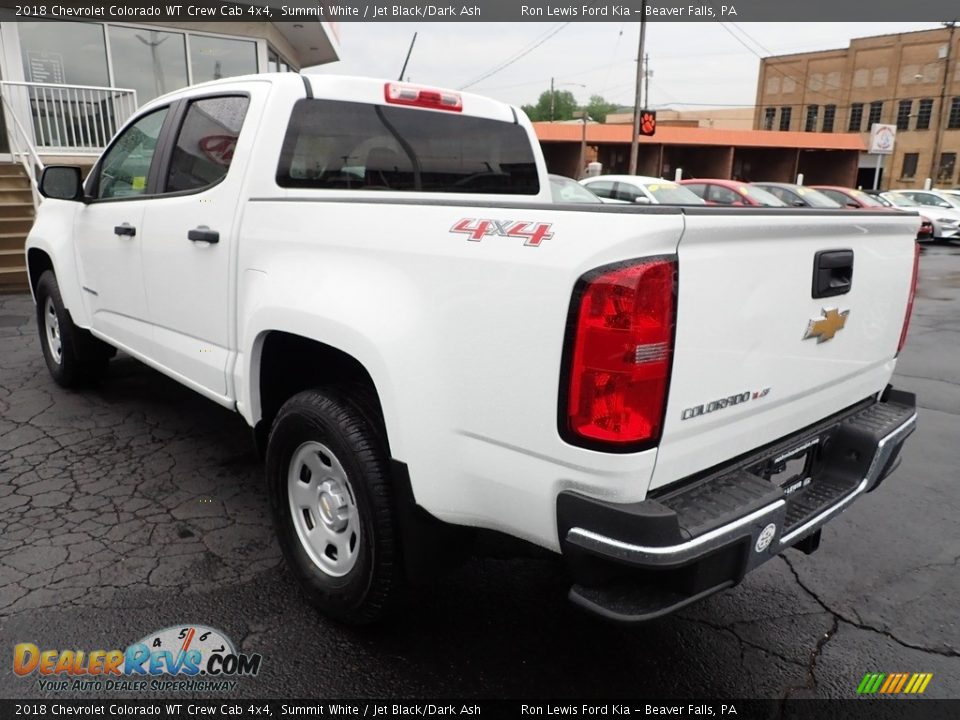 2018 Chevrolet Colorado WT Crew Cab 4x4 Summit White / Jet Black/Dark Ash Photo #6