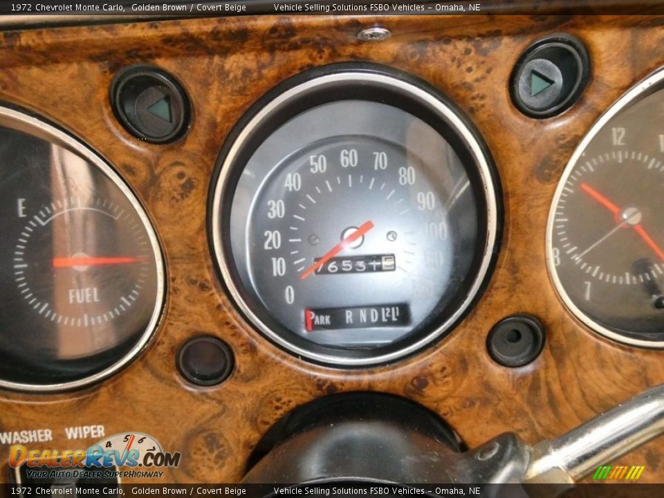 1972 Chevrolet Monte Carlo  Gauges Photo #6