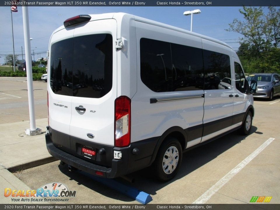 2020 Ford Transit Passenger Wagon XLT 350 MR Extended Oxford White / Ebony Photo #7