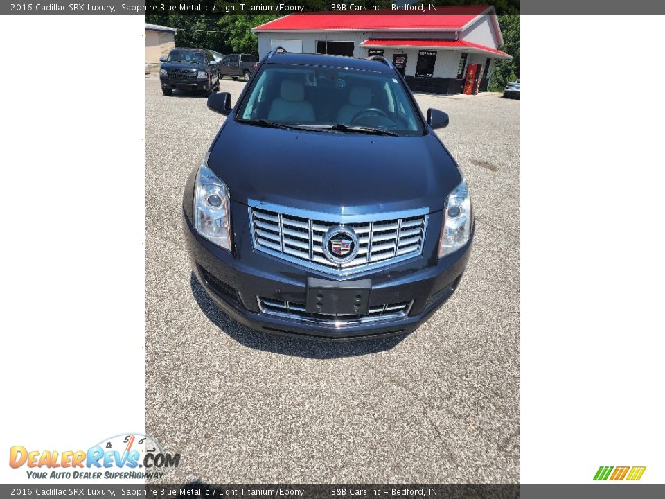 2016 Cadillac SRX Luxury Sapphire Blue Metallic / Light Titanium/Ebony Photo #6