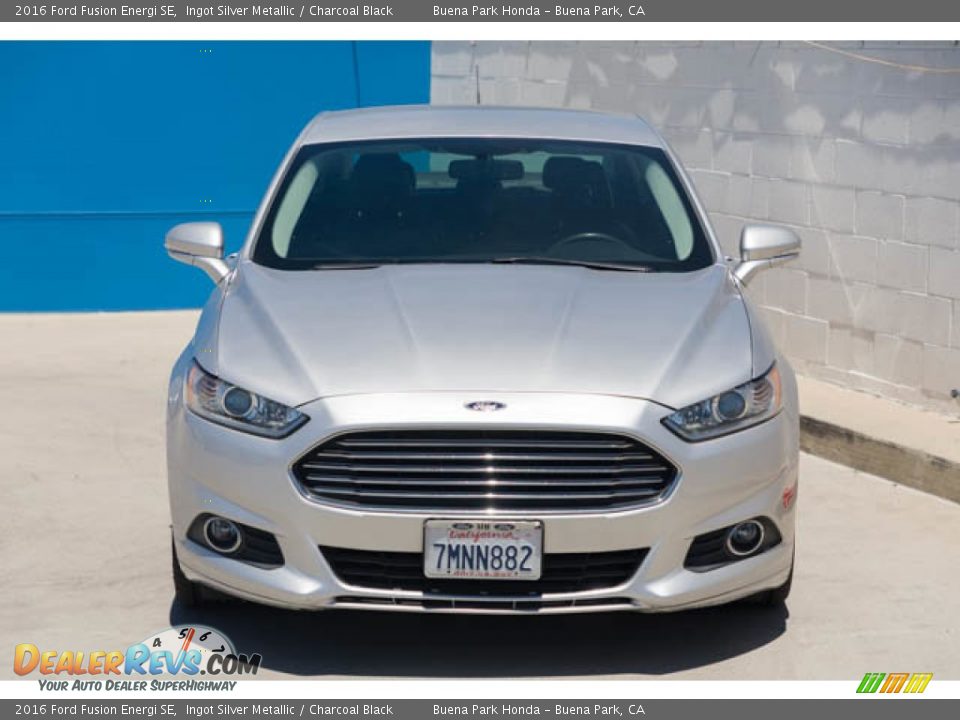 2016 Ford Fusion Energi SE Ingot Silver Metallic / Charcoal Black Photo #7