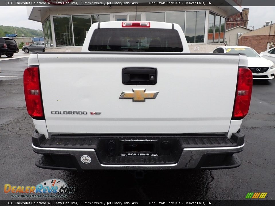 2018 Chevrolet Colorado WT Crew Cab 4x4 Summit White / Jet Black/Dark Ash Photo #7