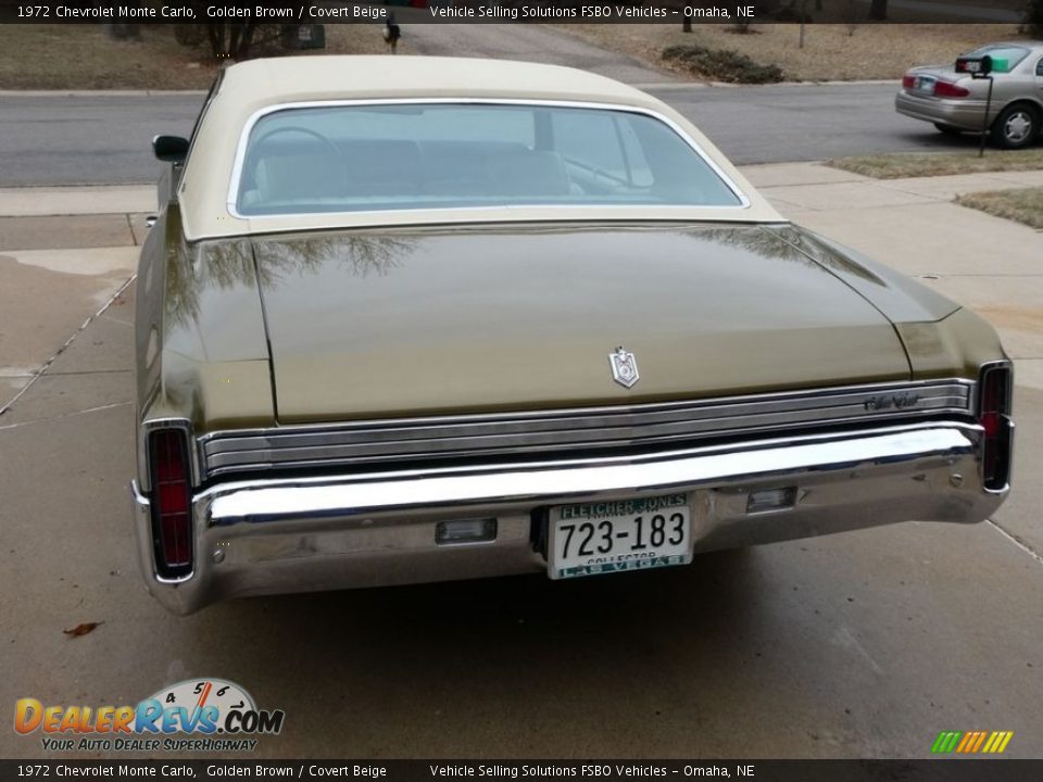 1972 Chevrolet Monte Carlo Golden Brown / Covert Beige Photo #7