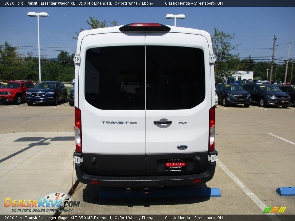 2020 Ford Transit Passenger Wagon XLT 350 MR Extended Oxford White / Ebony Photo #8