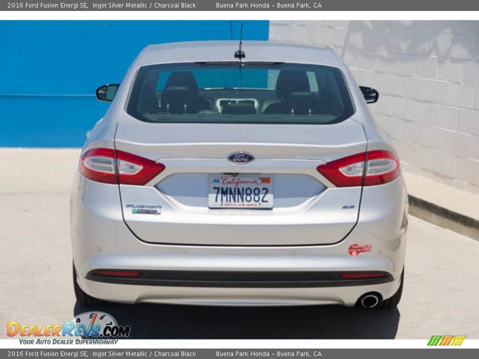 2016 Ford Fusion Energi SE Ingot Silver Metallic / Charcoal Black Photo #9