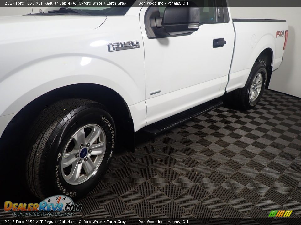 2017 Ford F150 XLT Regular Cab 4x4 Oxford White / Earth Gray Photo #10