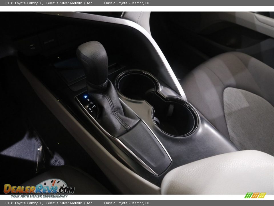 2018 Toyota Camry LE Celestial Silver Metallic / Ash Photo #12