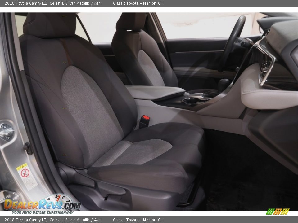 2018 Toyota Camry LE Celestial Silver Metallic / Ash Photo #13