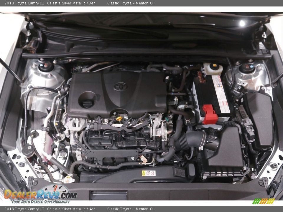 2018 Toyota Camry LE Celestial Silver Metallic / Ash Photo #17