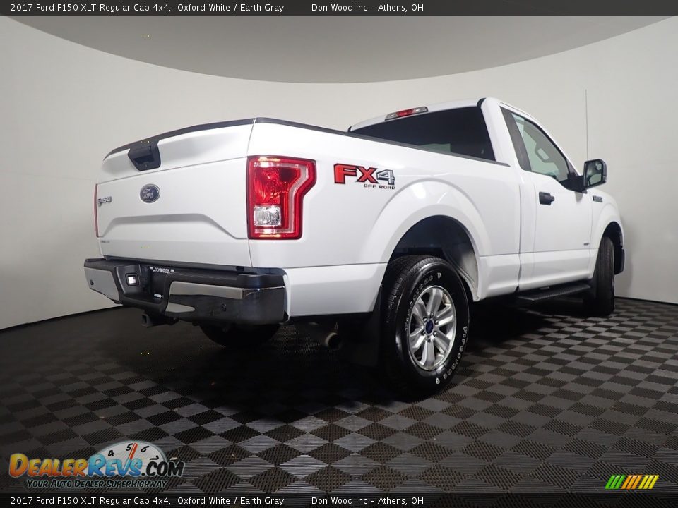 2017 Ford F150 XLT Regular Cab 4x4 Oxford White / Earth Gray Photo #16