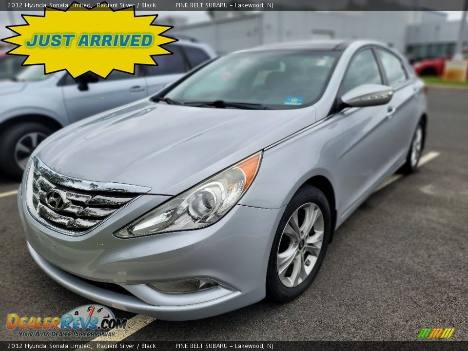 2012 Hyundai Sonata Limited Radiant Silver / Black Photo #1