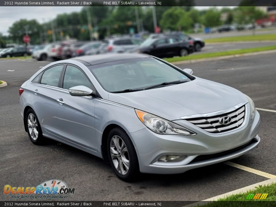 2012 Hyundai Sonata Limited Radiant Silver / Black Photo #3