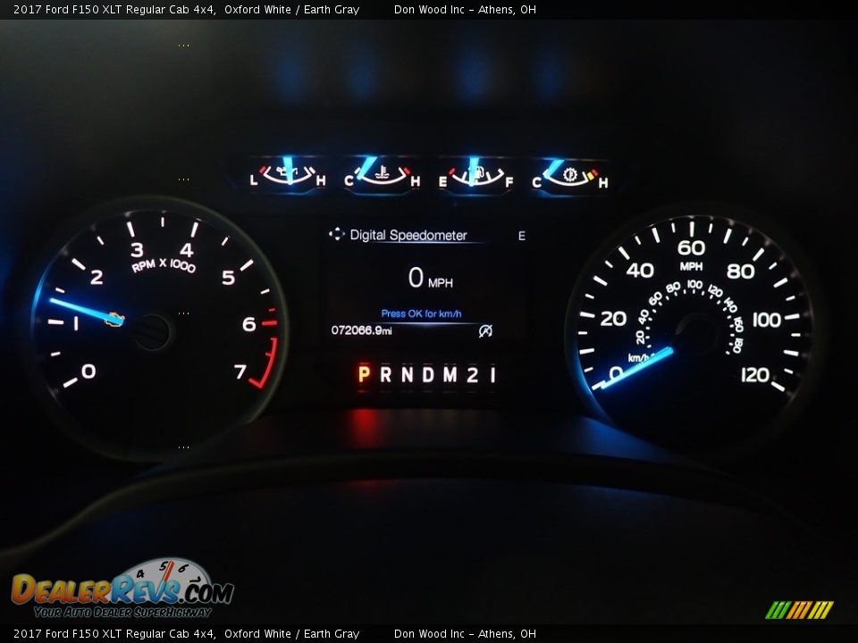 2017 Ford F150 XLT Regular Cab 4x4 Gauges Photo #29