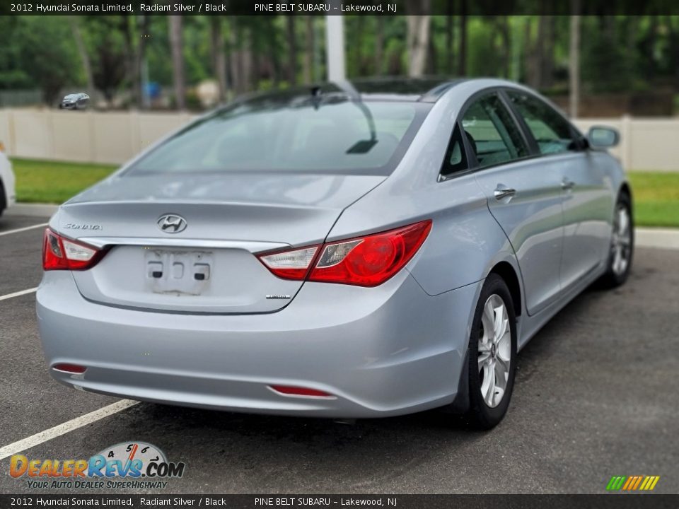 2012 Hyundai Sonata Limited Radiant Silver / Black Photo #7