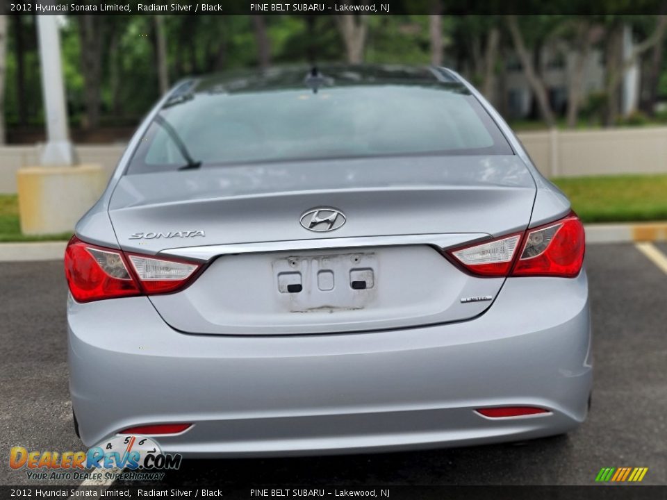 2012 Hyundai Sonata Limited Radiant Silver / Black Photo #8