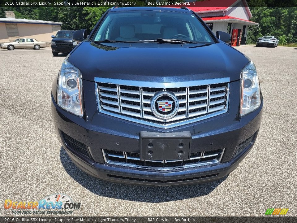 2016 Cadillac SRX Luxury Sapphire Blue Metallic / Light Titanium/Ebony Photo #32