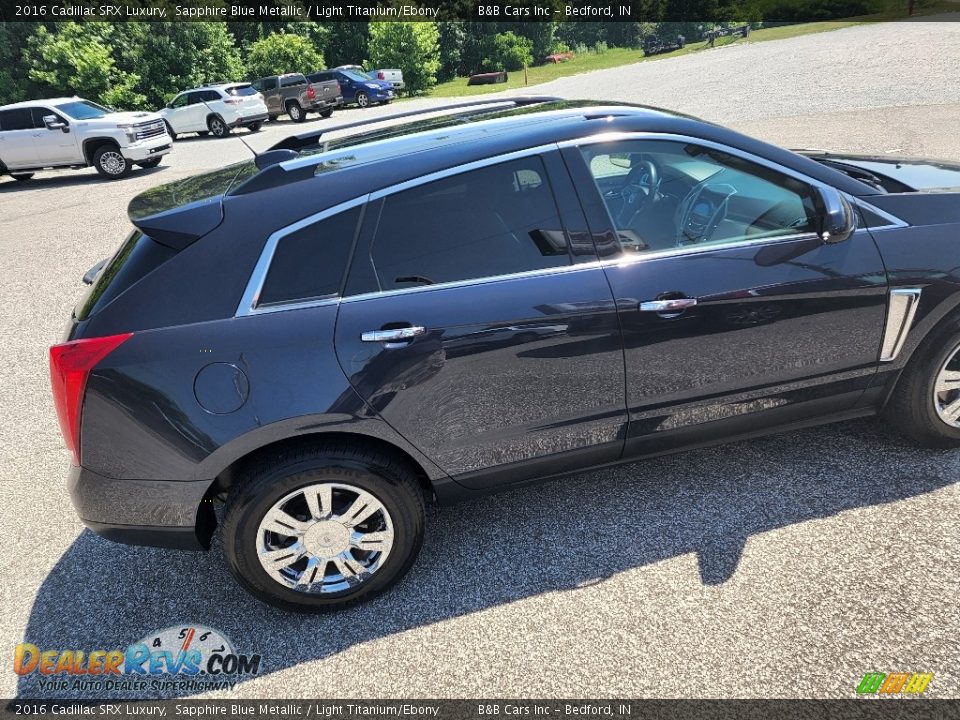 2016 Cadillac SRX Luxury Sapphire Blue Metallic / Light Titanium/Ebony Photo #33