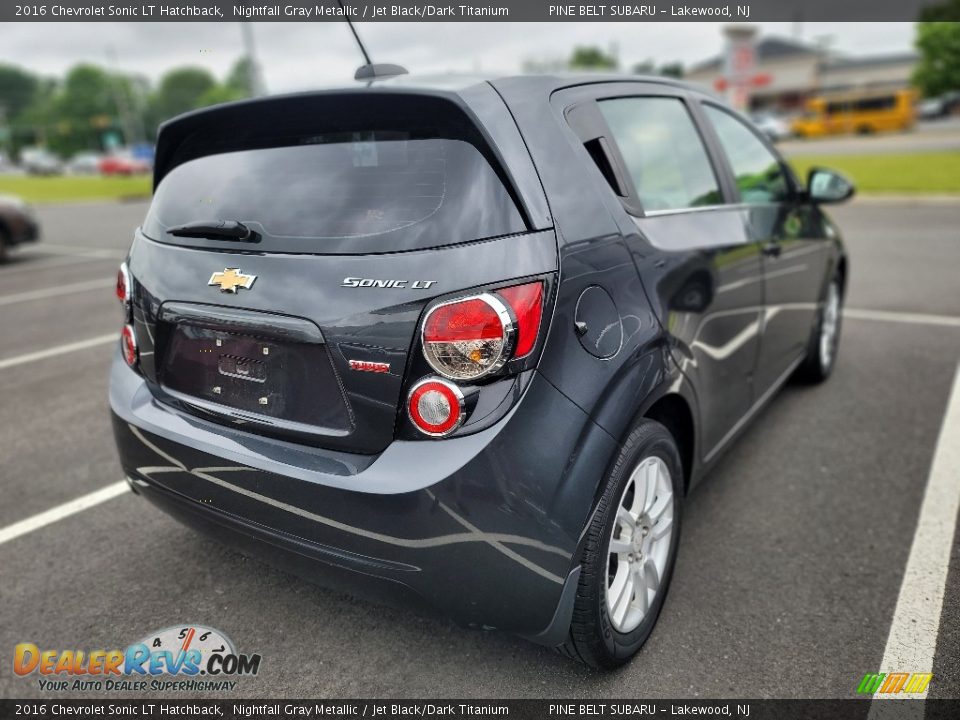 2016 Chevrolet Sonic LT Hatchback Nightfall Gray Metallic / Jet Black/Dark Titanium Photo #5