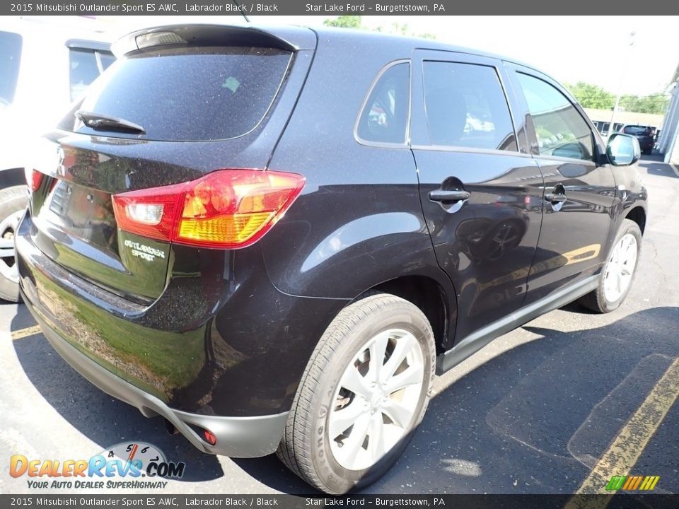 2015 Mitsubishi Outlander Sport ES AWC Labrador Black / Black Photo #3