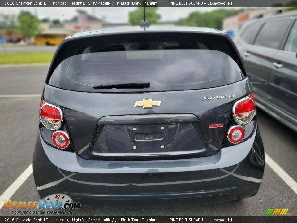 2016 Chevrolet Sonic LT Hatchback Nightfall Gray Metallic / Jet Black/Dark Titanium Photo #6
