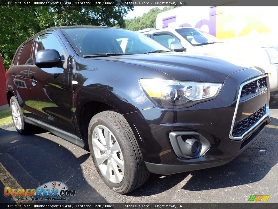 2015 Mitsubishi Outlander Sport ES AWC Labrador Black / Black Photo #4