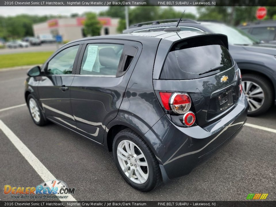 Nightfall Gray Metallic 2016 Chevrolet Sonic LT Hatchback Photo #7