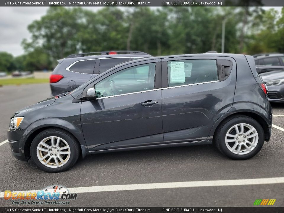 Nightfall Gray Metallic 2016 Chevrolet Sonic LT Hatchback Photo #8