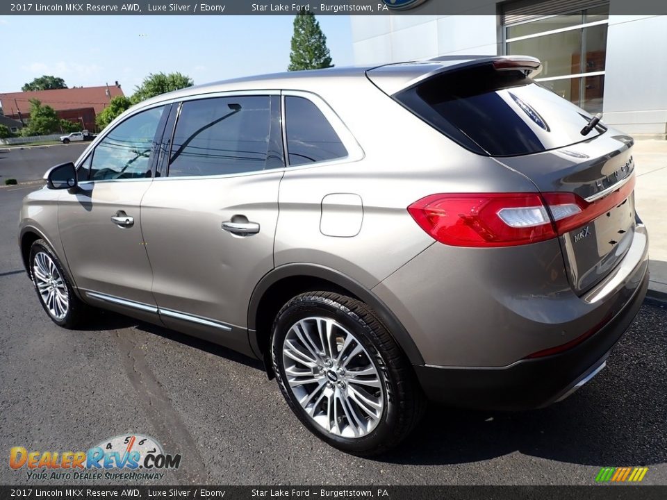 2017 Lincoln MKX Reserve AWD Luxe Silver / Ebony Photo #3