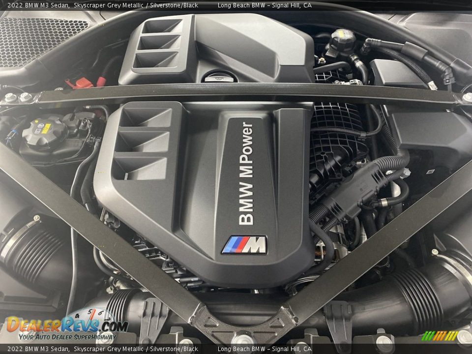 2022 BMW M3 Sedan 3.0 Liter M TwinPower Turbocharged DOHC 24-Valve Inline 6 Cylinder Engine Photo #9