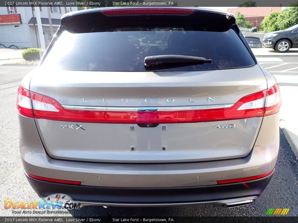 2017 Lincoln MKX Reserve AWD Luxe Silver / Ebony Photo #4