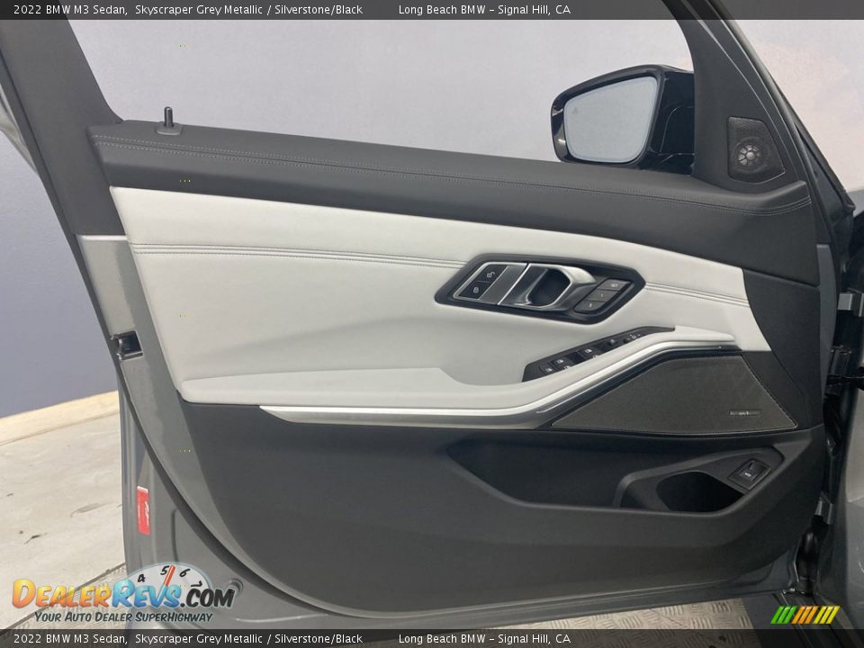 Door Panel of 2022 BMW M3 Sedan Photo #10
