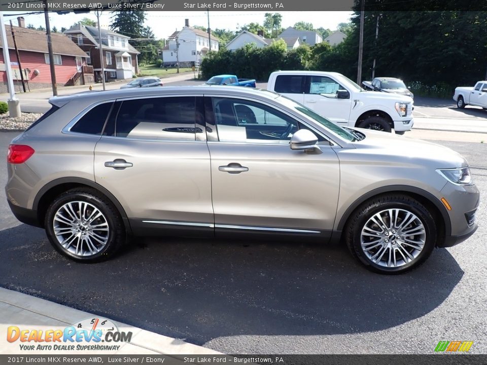 2017 Lincoln MKX Reserve AWD Luxe Silver / Ebony Photo #7