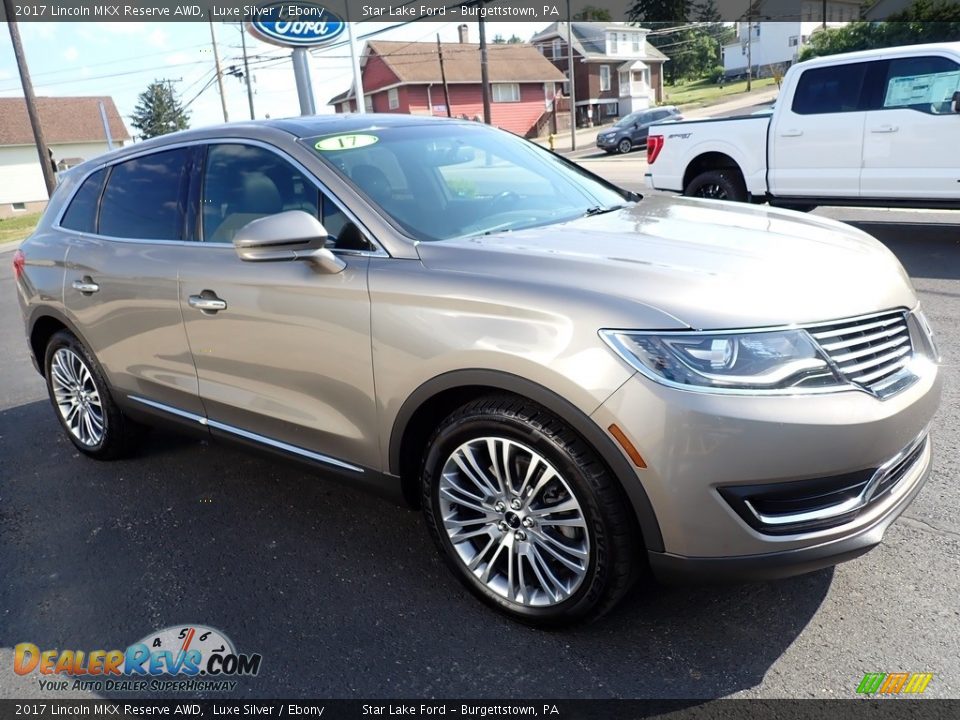 2017 Lincoln MKX Reserve AWD Luxe Silver / Ebony Photo #8