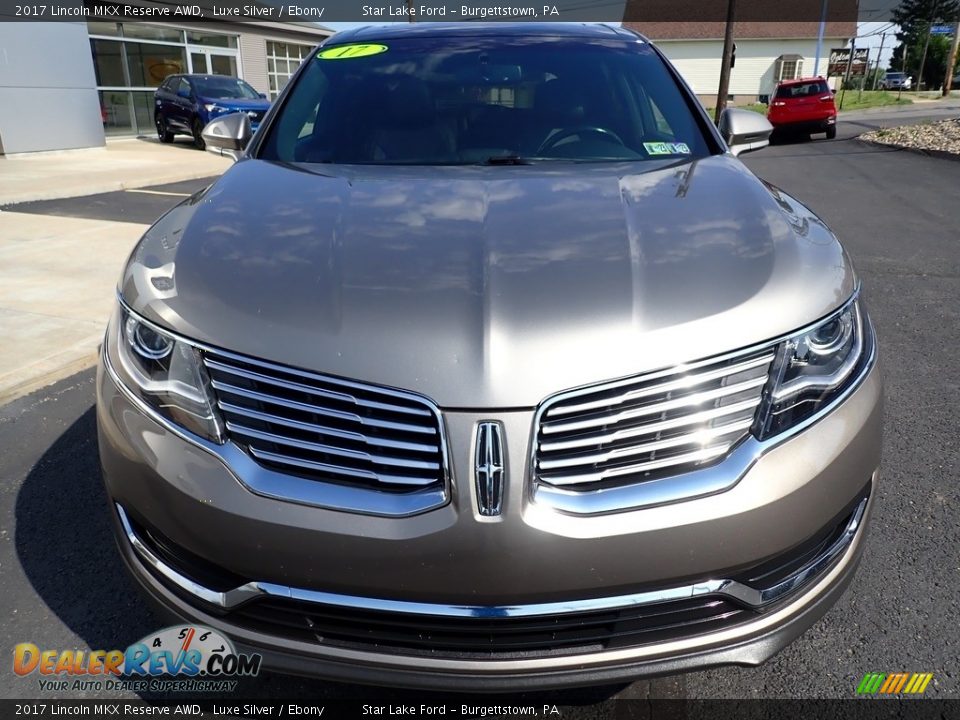 2017 Lincoln MKX Reserve AWD Luxe Silver / Ebony Photo #9